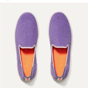 Rothy’s The Sneaker Amethyst Terry Purple Slip On Sneakers